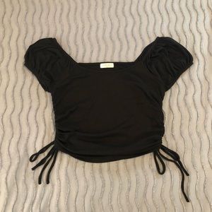 Vestique Side Tie Cinch Crop Top - M